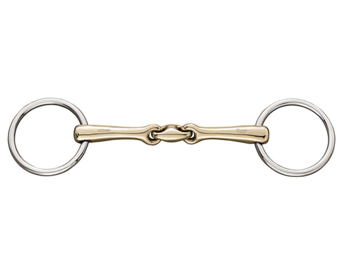 Herm Sprenger® Sensogan® KK Ultra Bradoon - 16 mm mouth; 55 mm rings