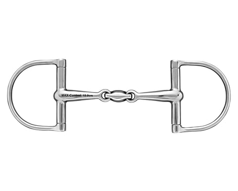 Herm Sprenger® MAX-Control D-Ring Bit - 16 mm mouth; 8 cm rings