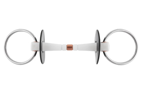 Herm Sprenger® Nathe Loose Ring Snaffle with 20mm Flexible Mullen Mouth & Copper Link