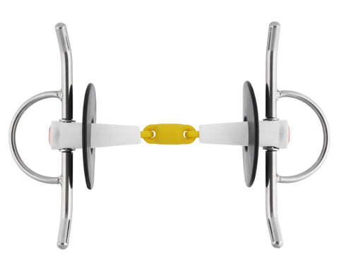 Herm Sprenger® Nathe Full Cheek Snaffle with 18mm Double-Jointed Mouth
