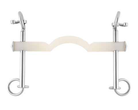 Herm Sprenger® Nathe Weymouth Bit with 15 mm Mouth, Port & Short Cheeks