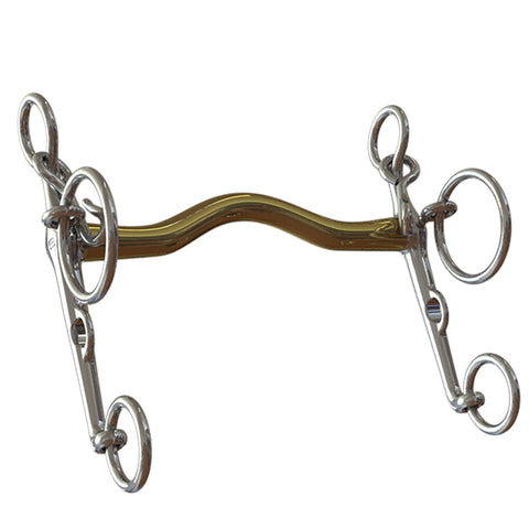 Neue Schule Slimma Show Pelham Bit - 14 mm mouth; 7 cm shanks