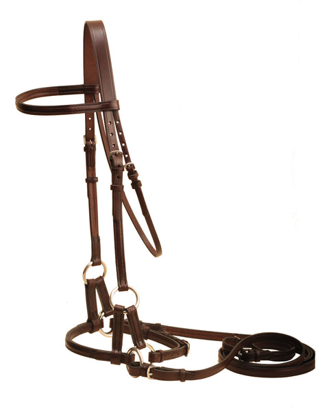 Tory Leather Company English Side Pull with Reins