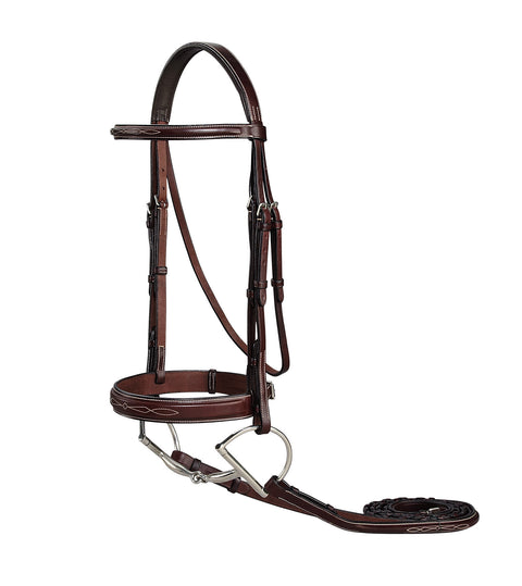 Ovation® Ultra Fancy-Stitched Wide Nose Bridle