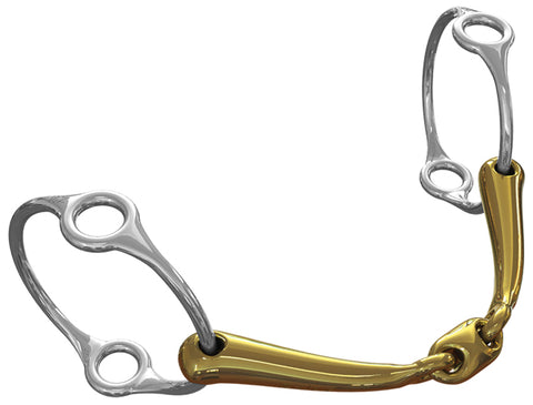 Neue Schule Tranz Angled Lozenge Balding Running Lever Bit - 16 mm mouth