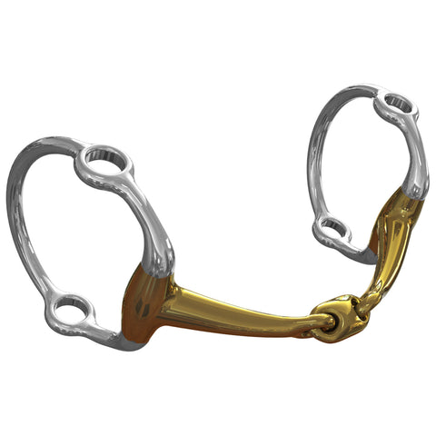 Neue Schule Tranz Angled Lozenge Cheltenham Running Lever Bit - 16 mm mouth