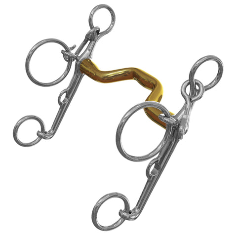 Neue Schule Warmblood Show Pelham Bit - 14 mm mouth; 7 cm shanks