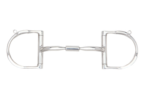 Myler® Medium D-Ring Wide Barrel MB 02 Comfort Snaffle with Hooks
