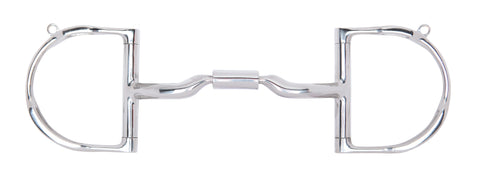 Myler® Low Port Medium D-Ring MB 04 with Hooks