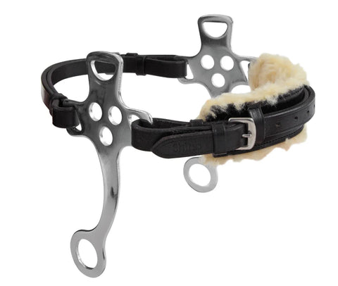 Shires English Hackamore - Black / One Size - Bits