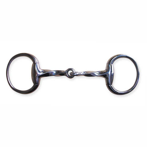 Metalab Jointed, Twisted Eggbutt Snaffle Bit