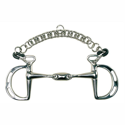 Metalab Double-Jointed with Oval Link Kimberwick Bit