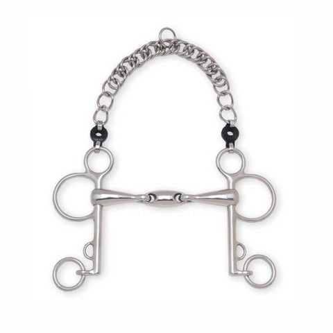 Metalab Double-Jointed with Oval Link Pelham Bit-20mm