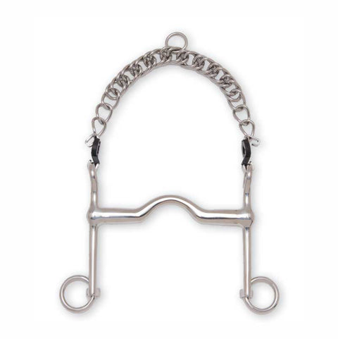 Metalab Medium Port Short Shank Weymouth Bit