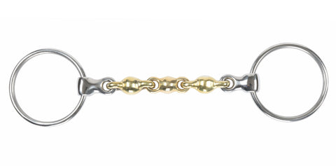 Shires Brass Alloy Loose Ring Waterford Bit