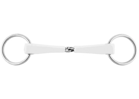 Herm Sprenger® Nathe Single-Jointed Loose Ring Snaffle Bit with 20mm Mouth/55mm Rings