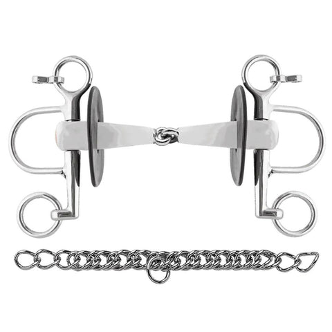 Herm Sprenger® Nathe Single-Jointed Pelham with 18mm Mouth/5.5cm Cheeks