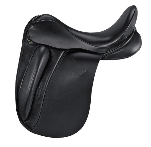 Wolfgang Signature Solo Dressage Saddle in Smooth Leather by Custom Saddlery