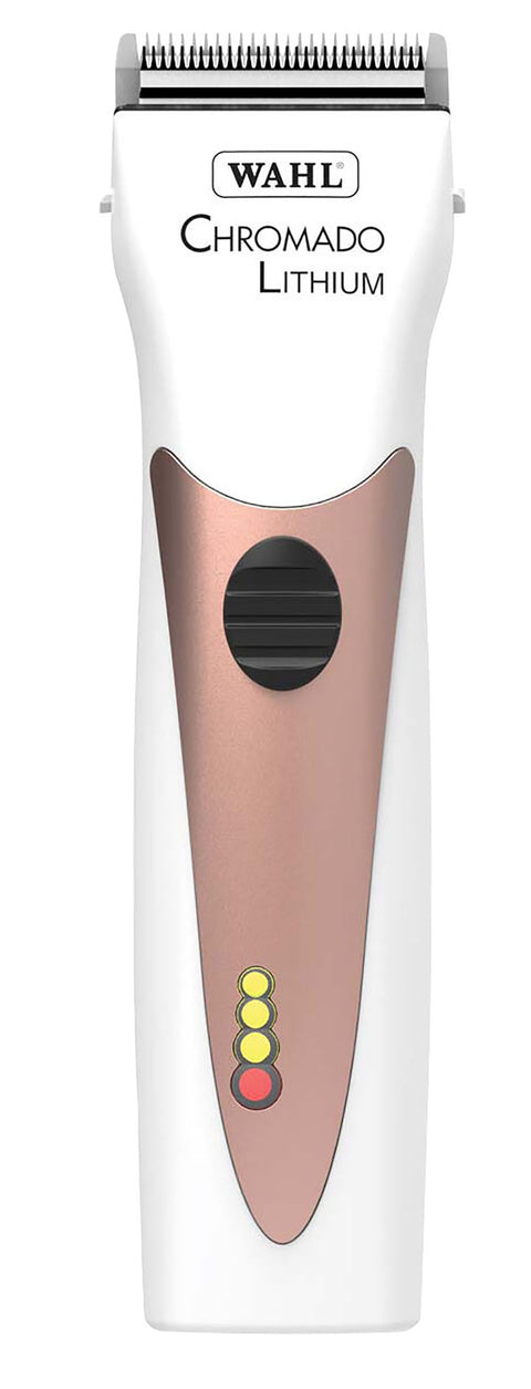 Wahl® Chromado™ LI+ Cordless Clipper - Rose Gold & White