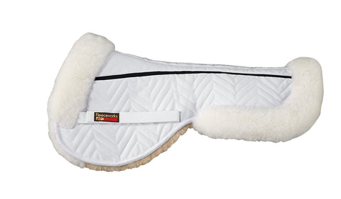 Fleeceworks™ FXK Technology Classic Sheepskin Half Pad with Rolled Edges