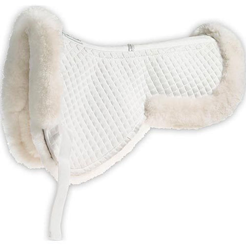 Roma® Merino Sheepskin Half Pad with Half Rolled Edges