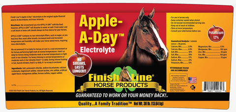Finish Line® Apple A Day™ Electrolyte, 30 Pounds