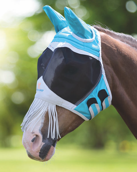 Shires Fine Mesh Fly Mask (Ears & Nose Fringe)