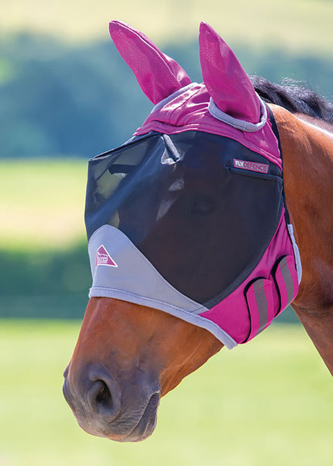 Shires Deluxe Fly Mask with Ears
