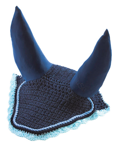 USG Fly Veil - Navy/Light Blue / Full - Ear Nets & Bonnets