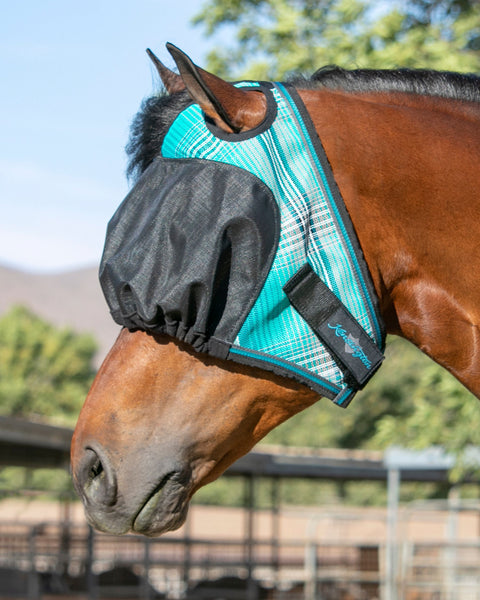Kensington™ UViator Dartless Fly Mask with Web Trim & Forelock Opening