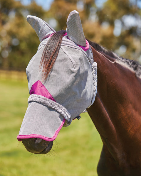 WeatherBeeta® ComFiTec™ Deluxe Durable Mesh Fly Mask with Ears & Nose