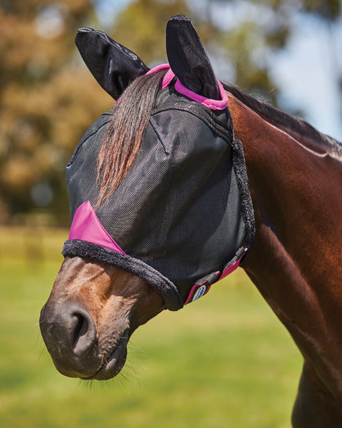 WeatherBeeta® ComFiTec™ Deluxe Durable Mesh Fly Mask with Ears