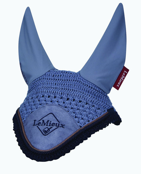 LeMieux® Classique Fly Hood - Jay Blue / Large - Ear Nets & Bonnets