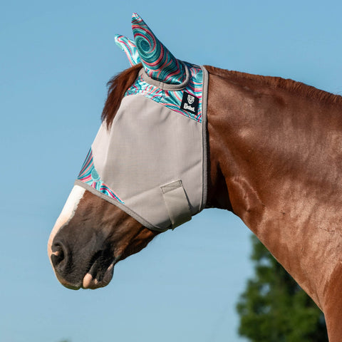 Cashel® Crusader™ Patterned Fly Mask with Ears