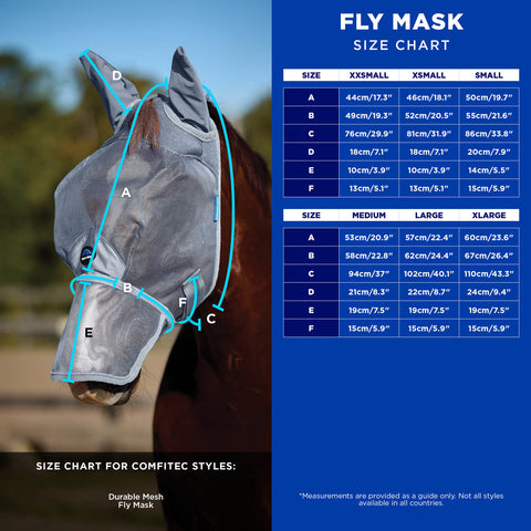 WeatherBeeta® ComFiTec™ Durable Mesh Fly Mask