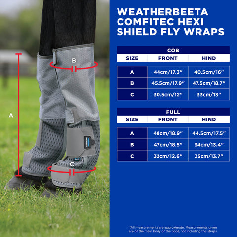 WeatherBeeta® ComFiTec™ Hexi Shield Fly Wraps