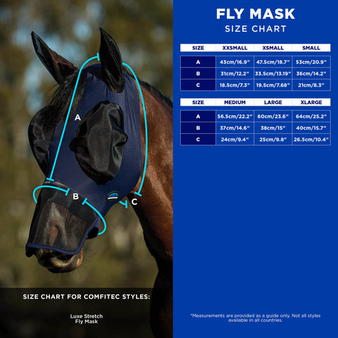 WeatherBeeta® ComFiTec™ Luxe Stretch Fly Mask