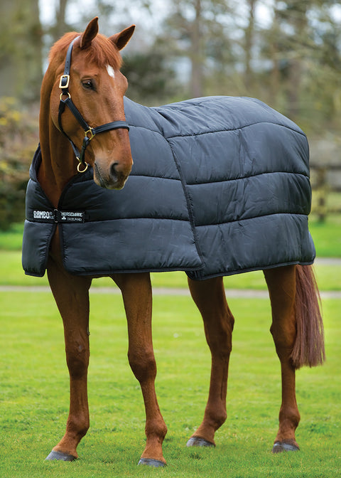 Horseware® Ireland Rambo® Optimo 100 Gram Liner - Black/Black / 60 - Turnout Blankets