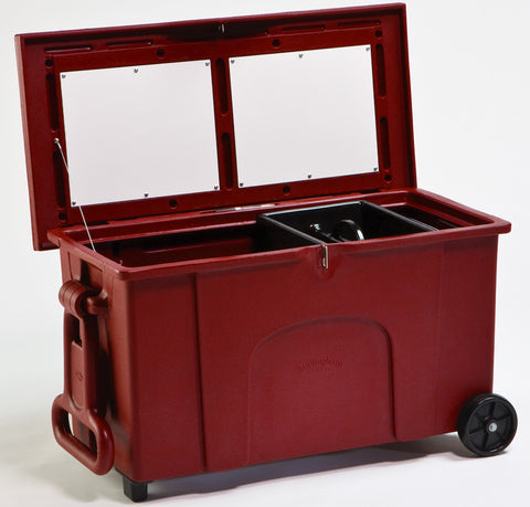 Burlingham Pony Sport Trunk with Padded Seat - Red / N/A - Trunks