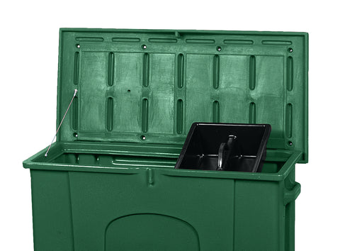 Burlingham Pony Sport Trunk with Padded Seat - Hunter Green / N/A - Trunks