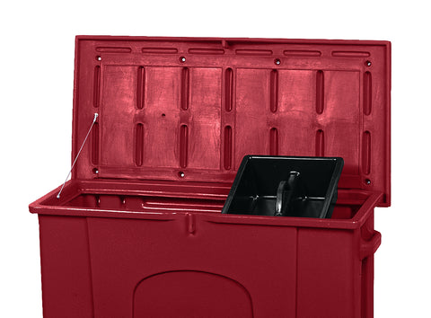 Burlingham Pony Sport Trunk with Padded Seat - Cherry / N/A - Trunks