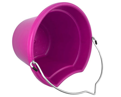 20-Quart Flatback Bucket 11" Tall