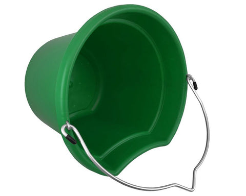 20-Quart Flatback Bucket 11" Tall