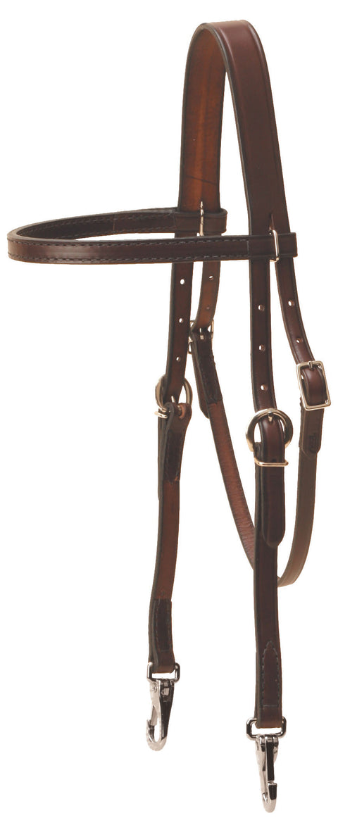 Tory Leather Quick Change English Training Headstall
