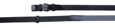 KL Select Pebble Grip Reins with Hand Stops