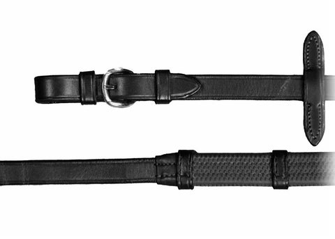 Vespucci Rubber Reins with Stops and Buckle Ends