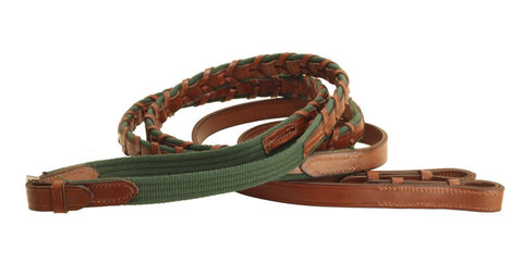 Tory Leather Company 5/8" x 54" Cross Country Reins with Hook Stud Ends