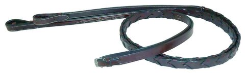 Nunn Finer® Bella Donna Round Raised Laced Reins