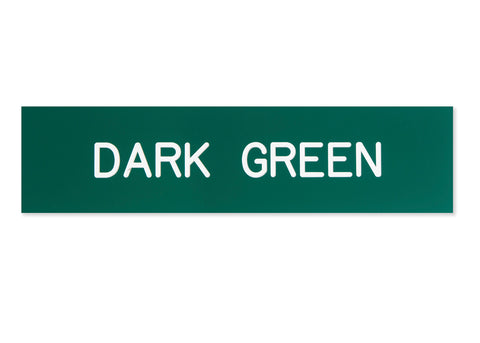 Plastic Stall Plate - 1 or 2 lines