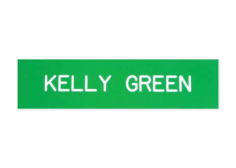 Plastic Stall Plate - 1 or 2 lines
